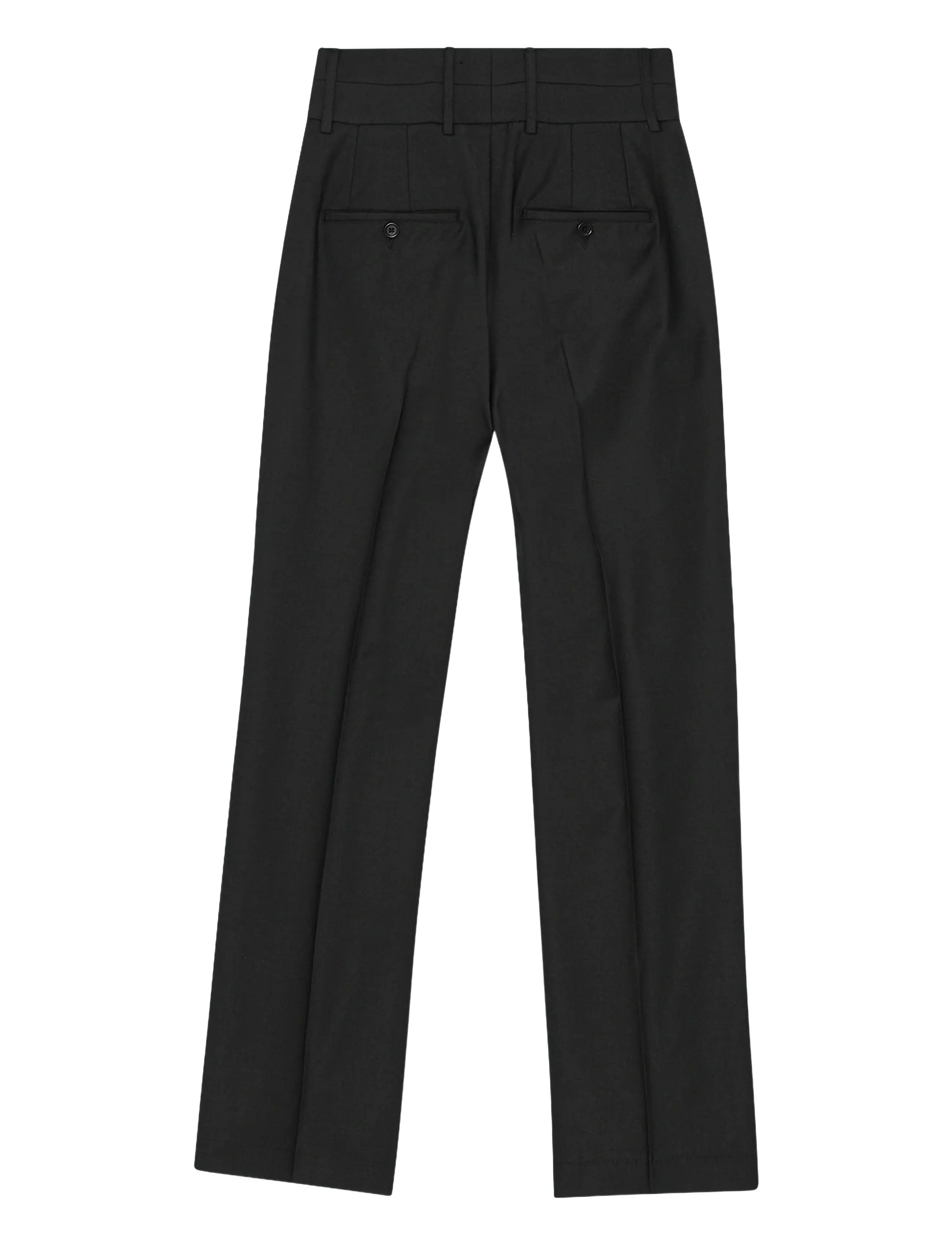 REMAIN Birger Christensen - DOUBLE WAISTBAND PANTS - black - 2