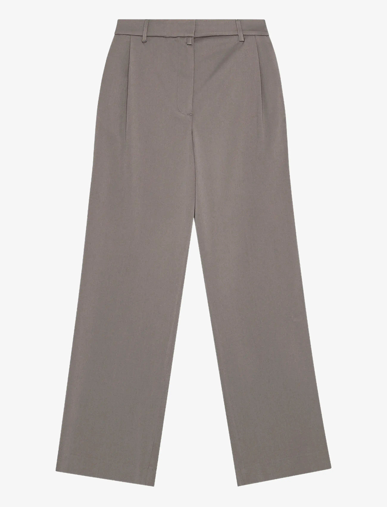 REMAIN Birger Christensen - WIDE PANTS WITH PLEATS - bukser med brede ben - storm front - 0