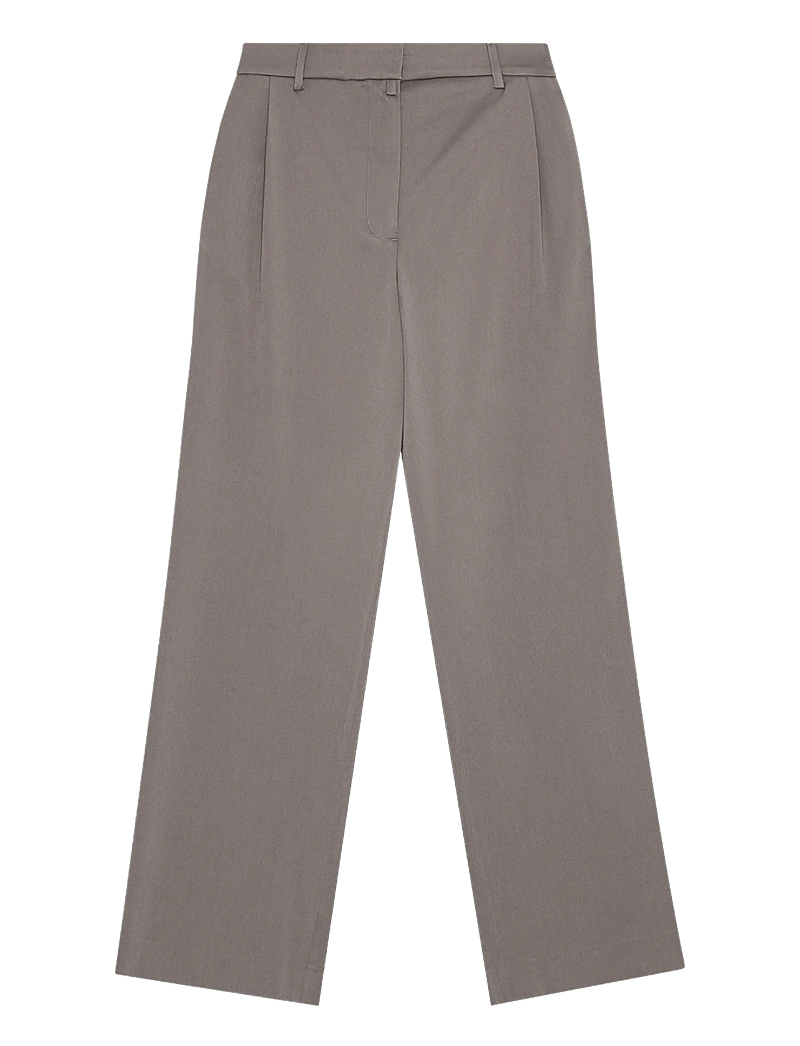 REMAIN Birger Christensen - WIDE PANTS WITH PLEATS - bukser med brede ben - storm front - 0