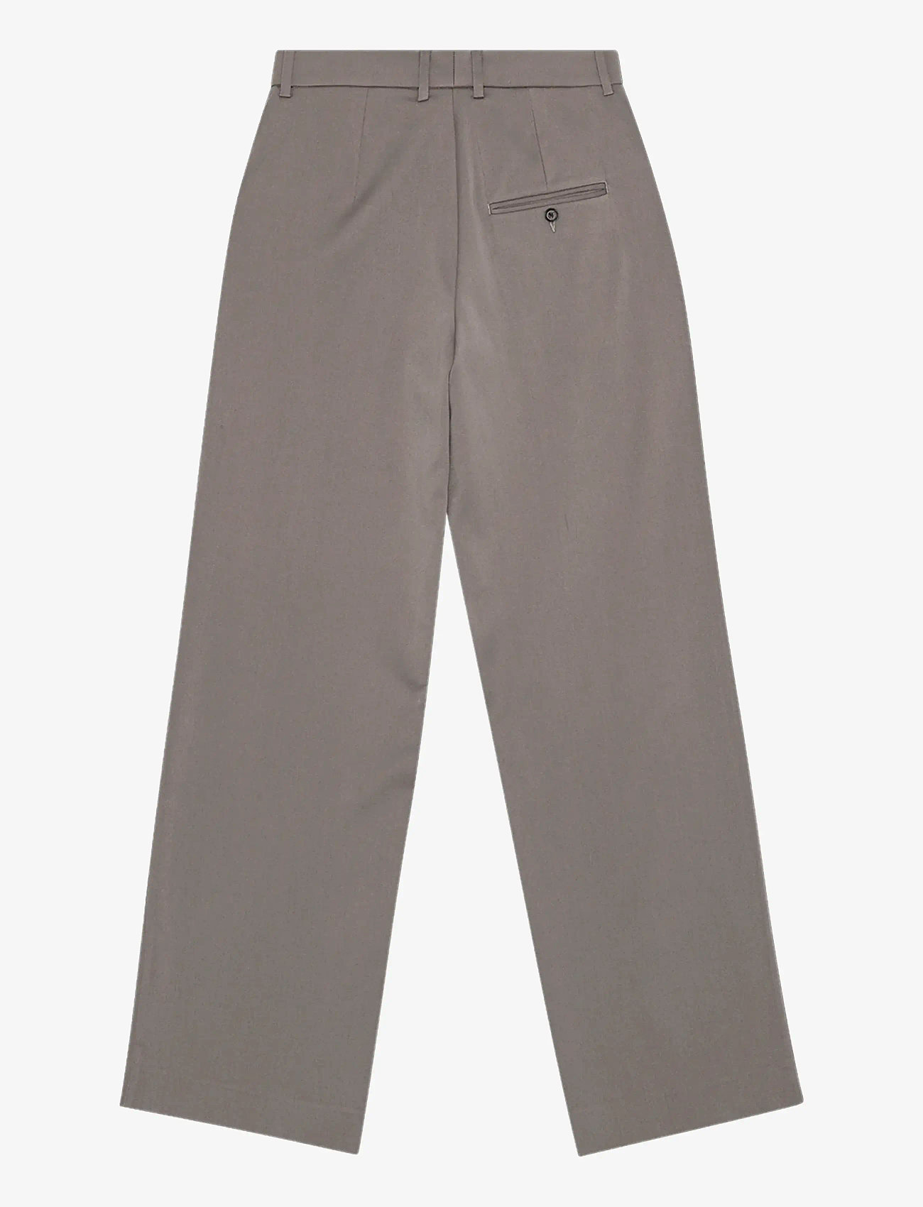 REMAIN Birger Christensen - WIDE PANTS WITH PLEATS - bukser med brede ben - storm front - 1