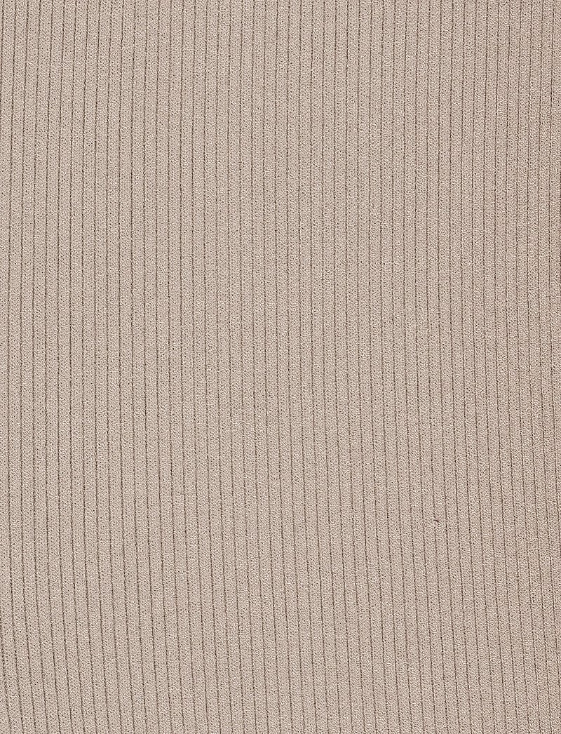 REMAIN Birger Christensen - RIB KNIT PANTS - alt laiad püksid - oatmeal - 3