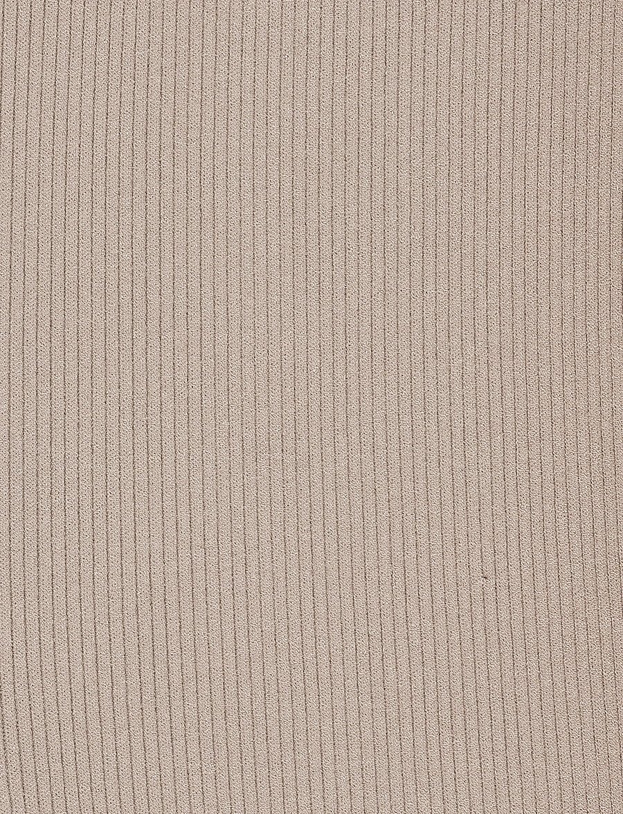 REMAIN Birger Christensen - RIB KNIT PANTS - schlaghose - oatmeal - 3