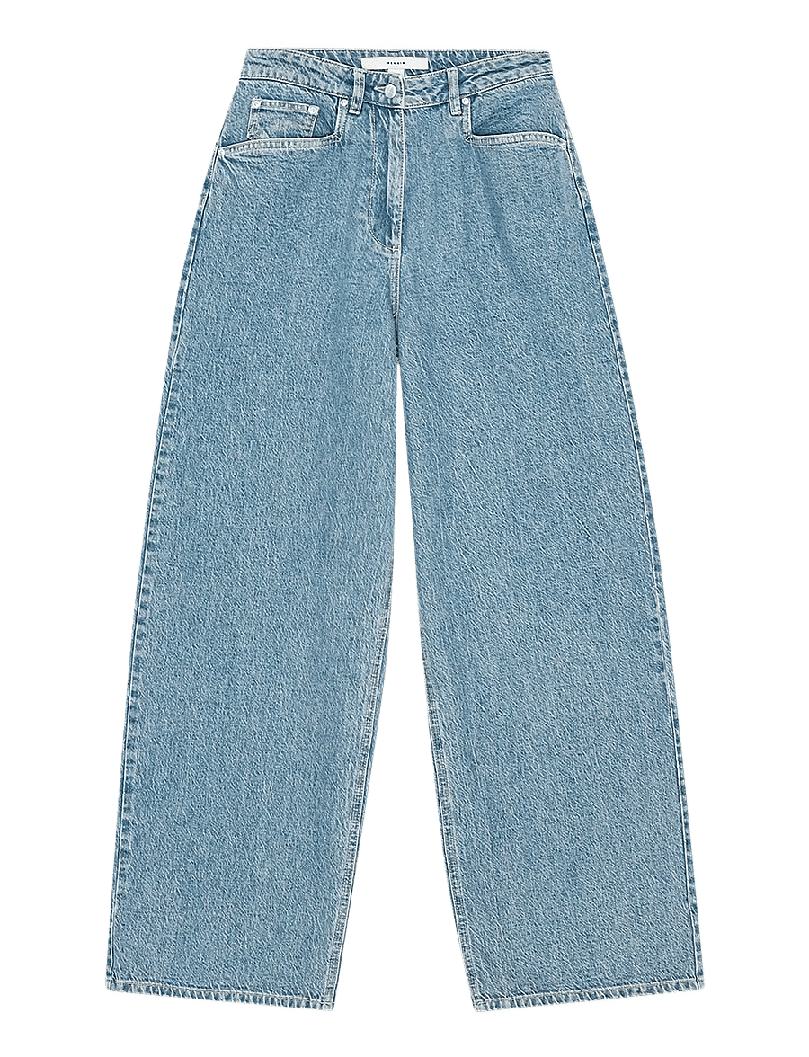 REMAIN Birger Christensen - COCOON DENIM PANTS - laia säärega teksad - blue mirage - 1