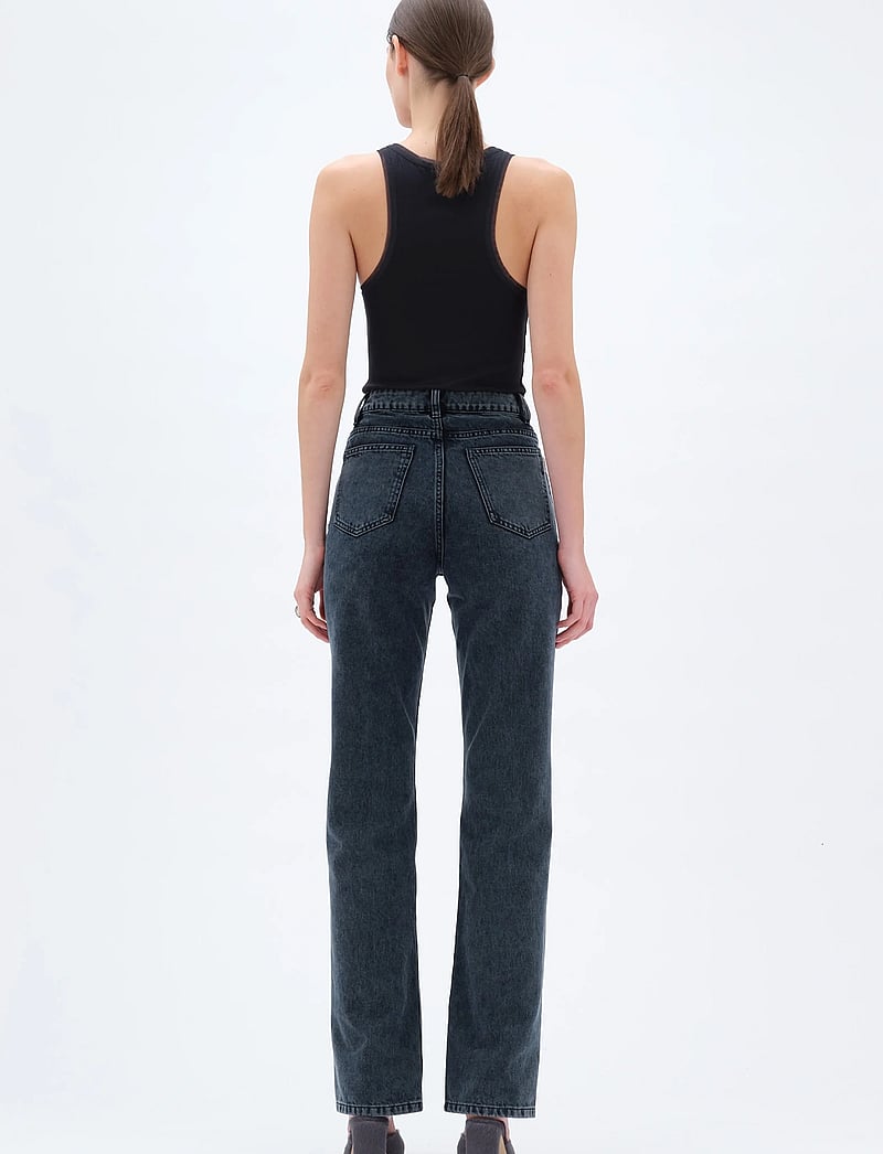 REMAIN Birger Christensen - SLIM BOOT CUT JEANS - straight jeans - black - 3