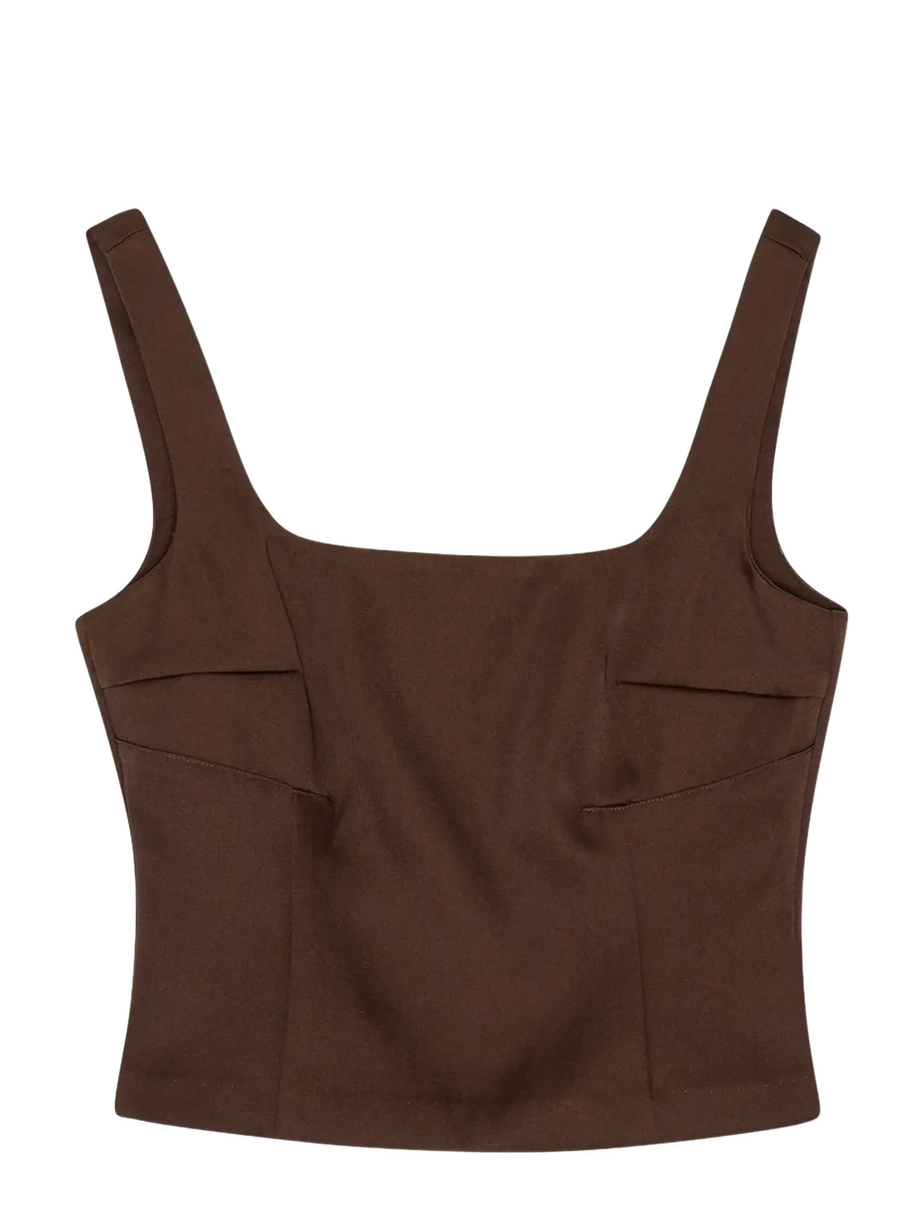 FITTED TOP - CHICORY COFFEE