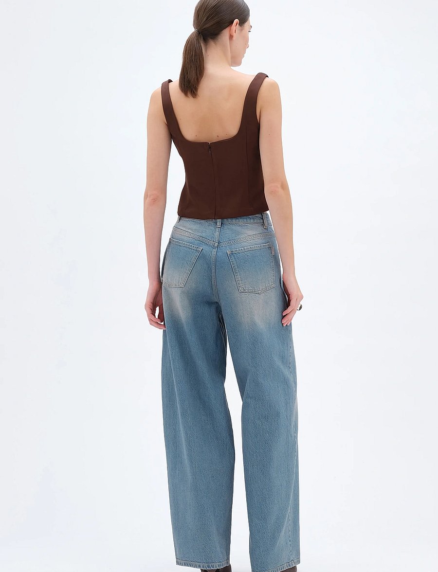 REMAIN Birger Christensen - FITTED TOP - Ärmellose tops - chicory coffee - 3