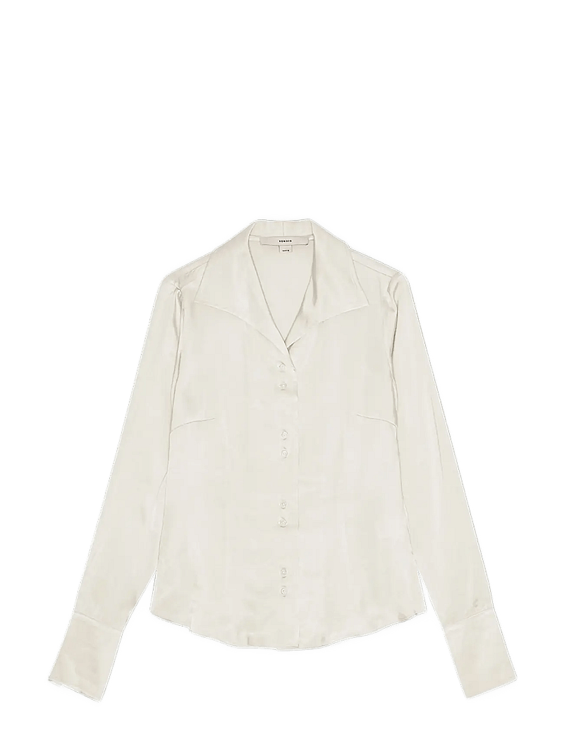 REMAIN Birger Christensen - SLIM FIT SHIRT - langärmlige hemden - silver green - 1