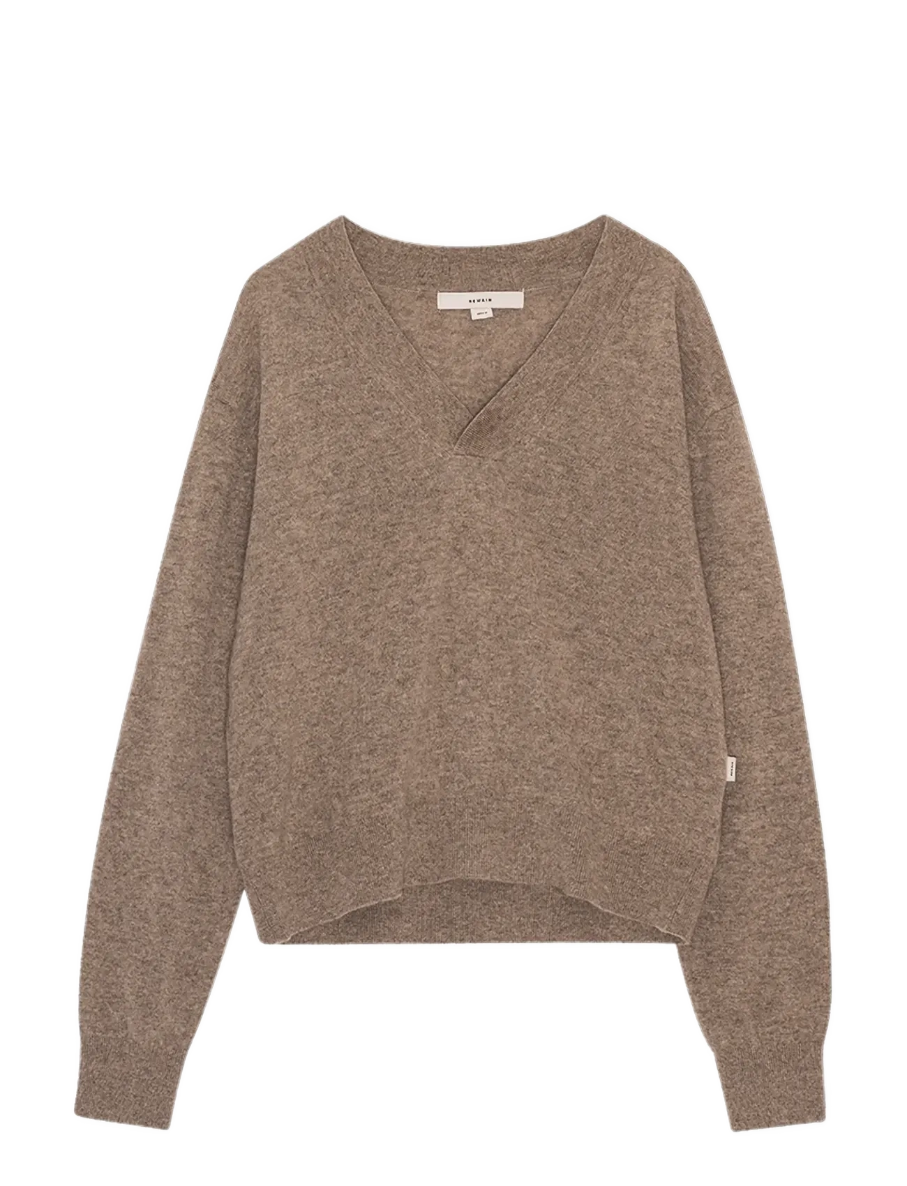 REMAIN Birger Christensen V-NECK SWEATER - Dagens superdeals - WALNUT / brown