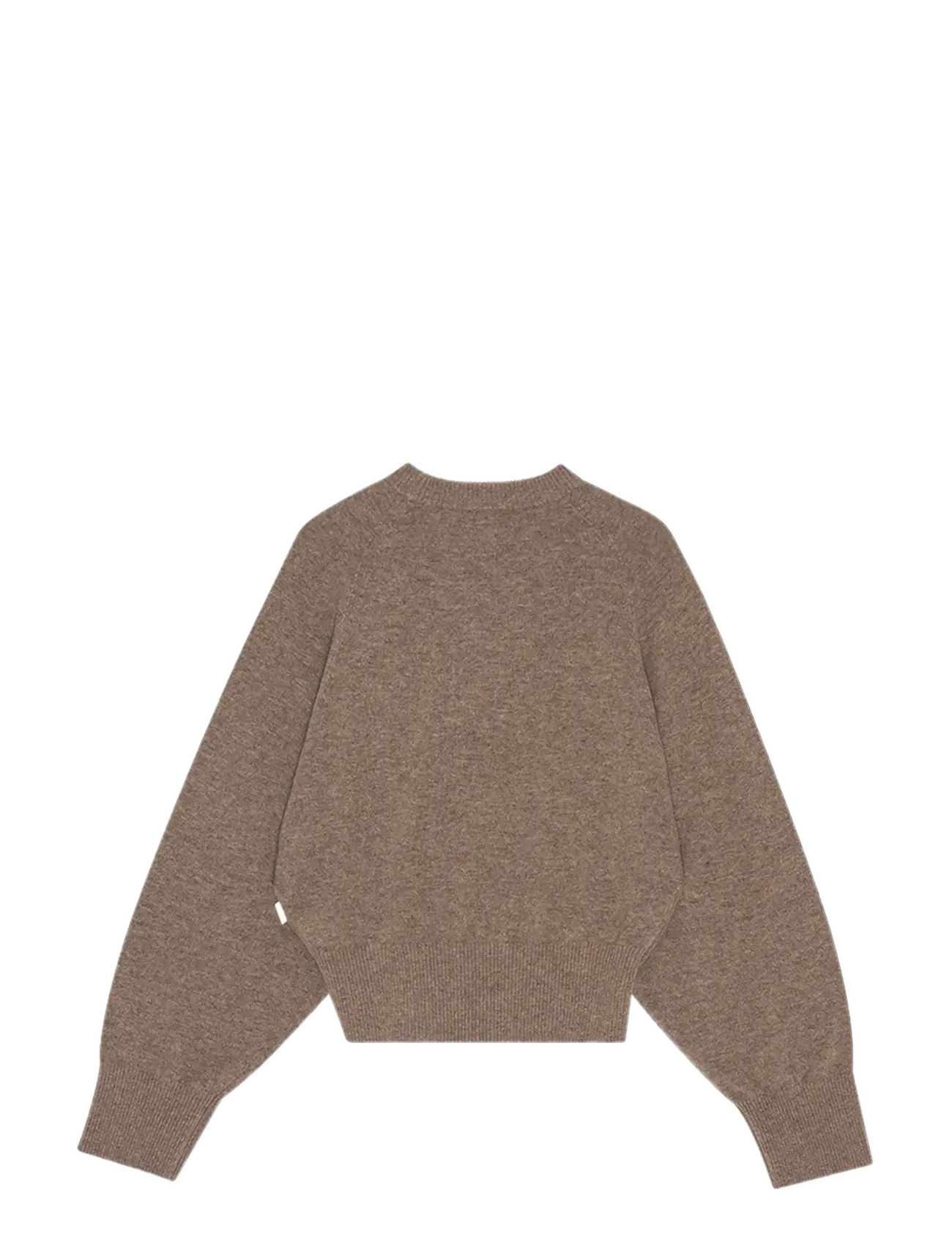 REMAIN Birger Christensen - BAT SLEEVE CREWNECK - walnut - 2