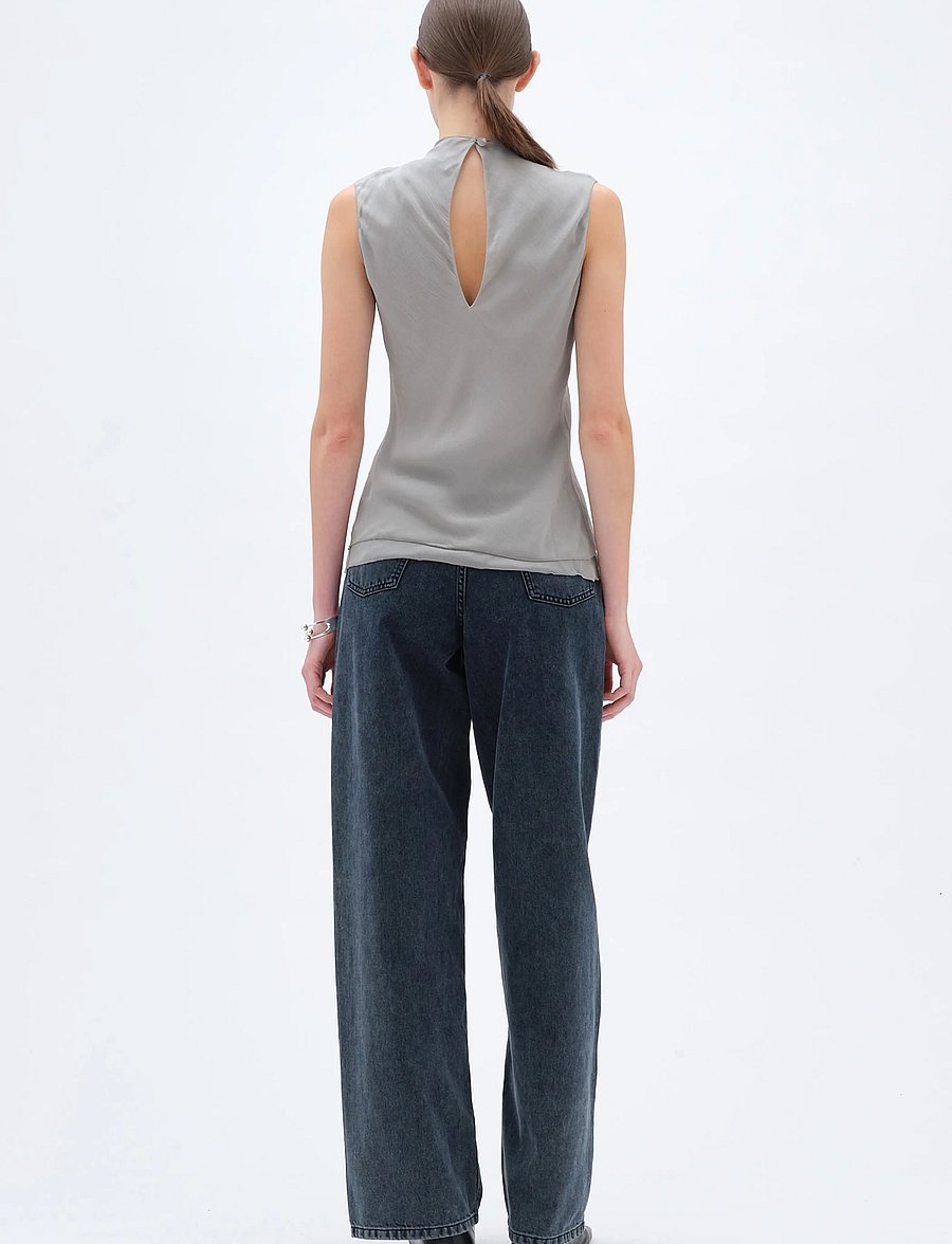 REMAIN Birger Christensen - SLEEVELESS TOP - topi bez piedurknēm - mirage gray - 3