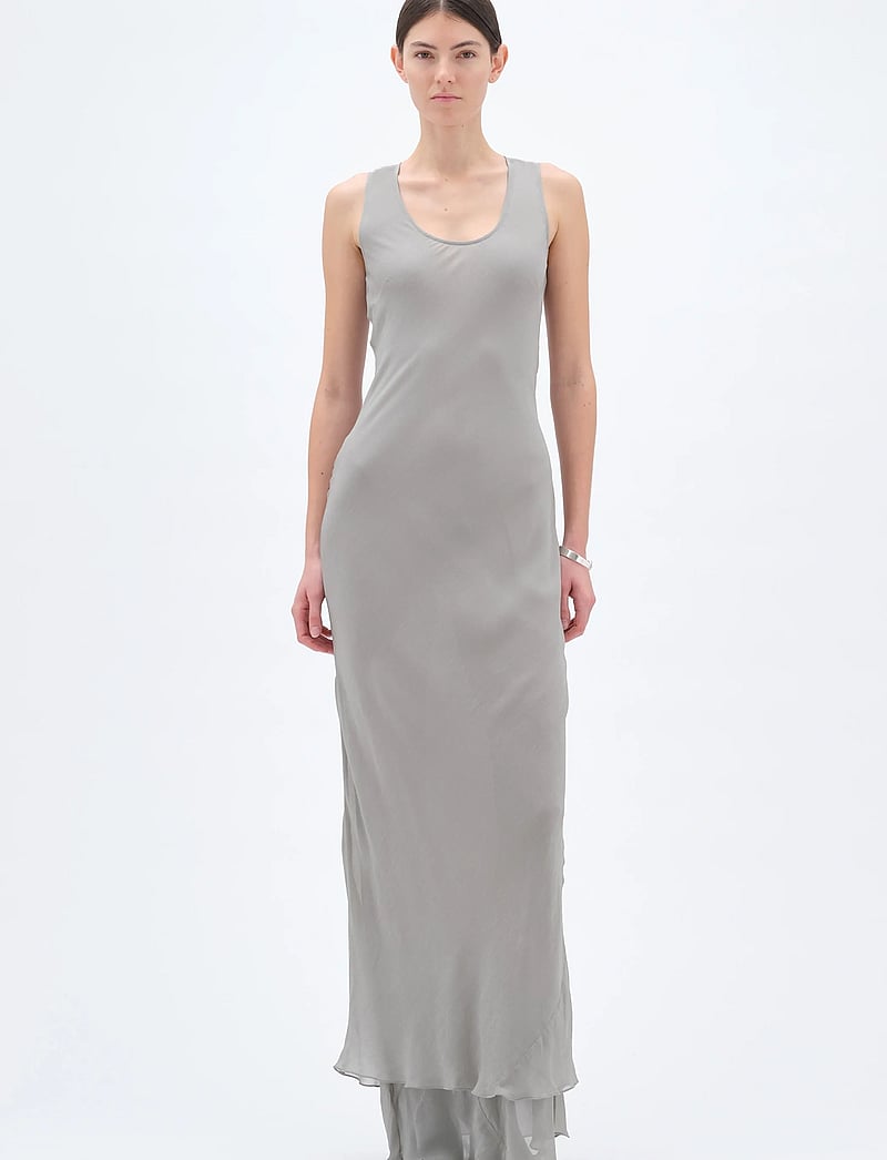 REMAIN Birger Christensen - SLIP DRESS - aftonklänningar - mirage gray - 0