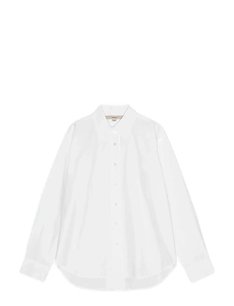 REMAIN Birger Christensen - OVERSIZE SHIRT - long-sleeved shirts - bright white - 1