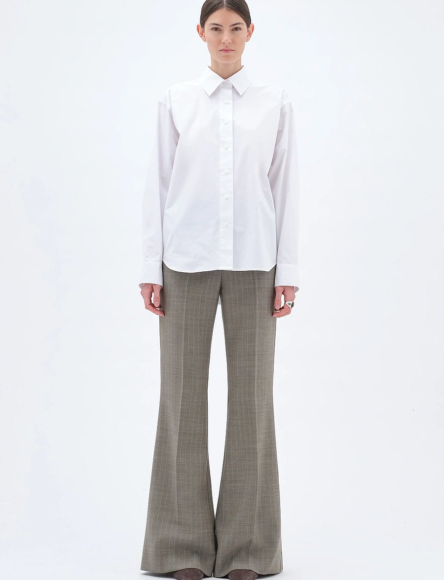 REMAIN Birger Christensen - OVERSIZE SHIRT - langærmede skjorter - bright white - 0