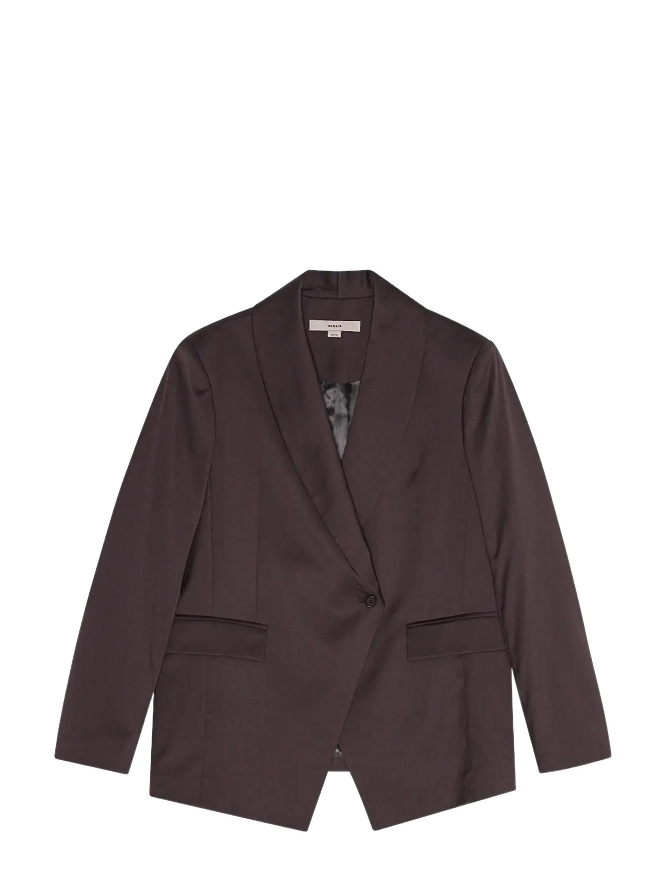 DOUBLE BREASTED BLAZER - BLACK COFFEE