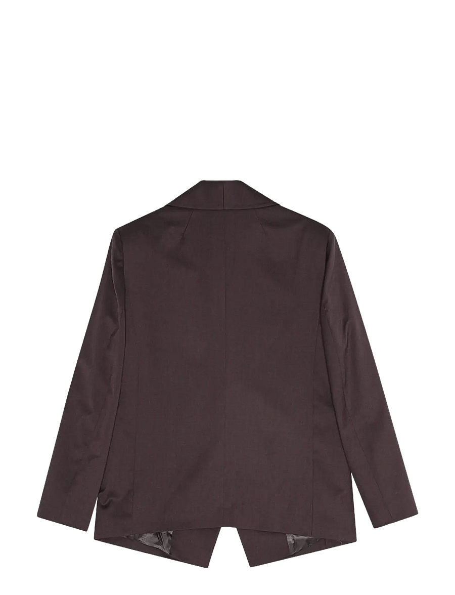 REMAIN Birger Christensen - DOUBLE BREASTED BLAZER - Ühes joones nööpidega bleiserid - black coffee - 2