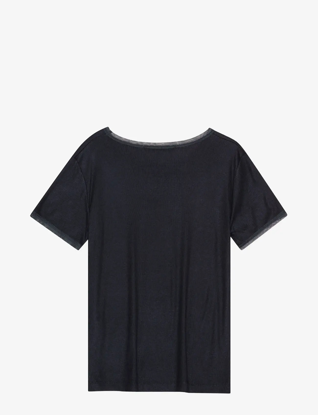 REMAIN Birger Christensen - MESH TRIM TSHIRT - t-särgid - anthracite - 2