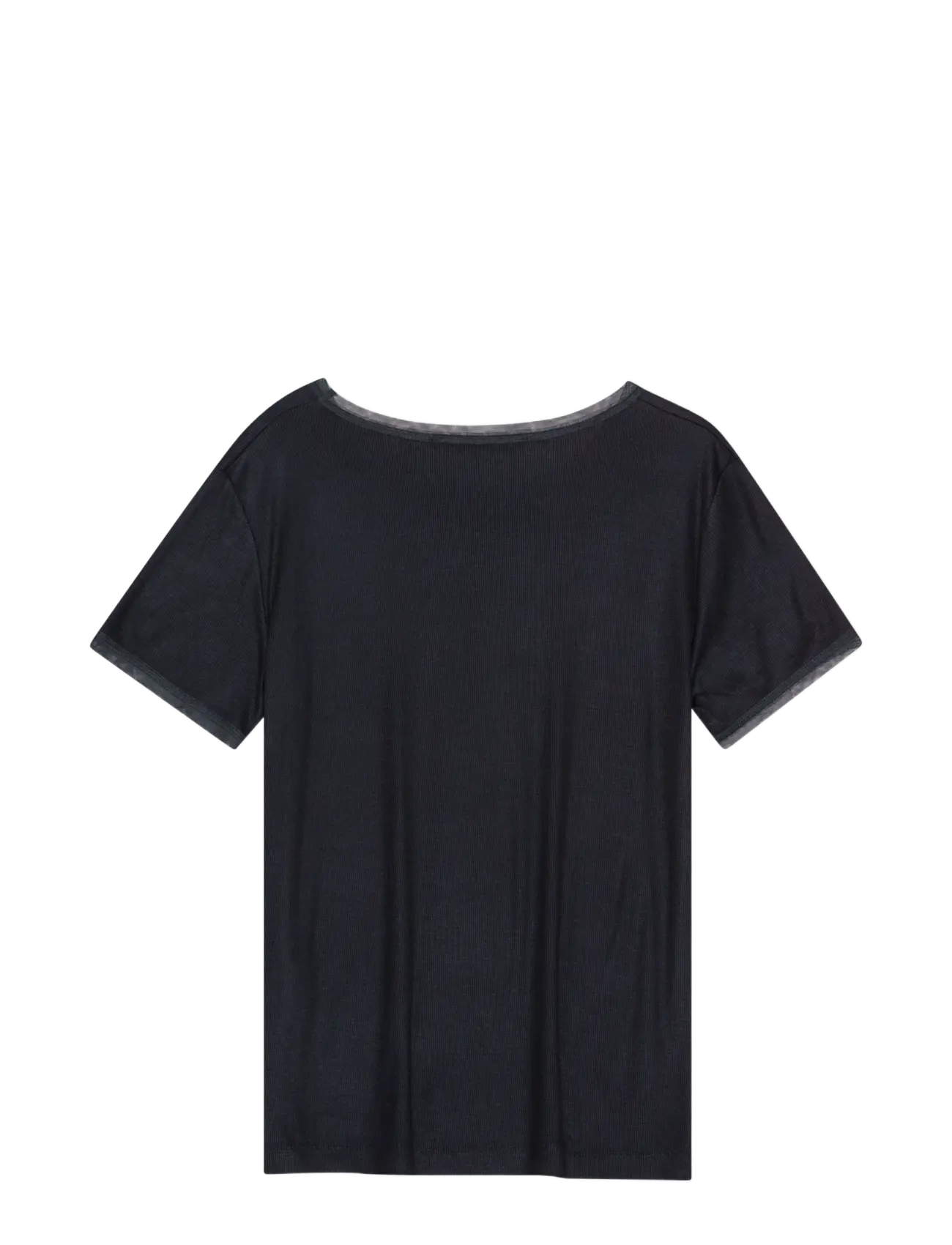 REMAIN Birger Christensen - MESH TRIM TSHIRT - anthracite - 2
