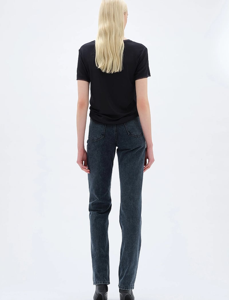 REMAIN Birger Christensen - MESH TRIM TSHIRT - t-särgid - anthracite - 3