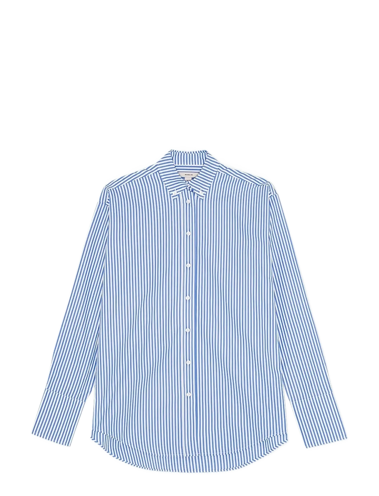 REMAIN Birger Christensen OVERSIZE SHIRT - Kläder - CORNFLOWER BLUE COMB. / blue