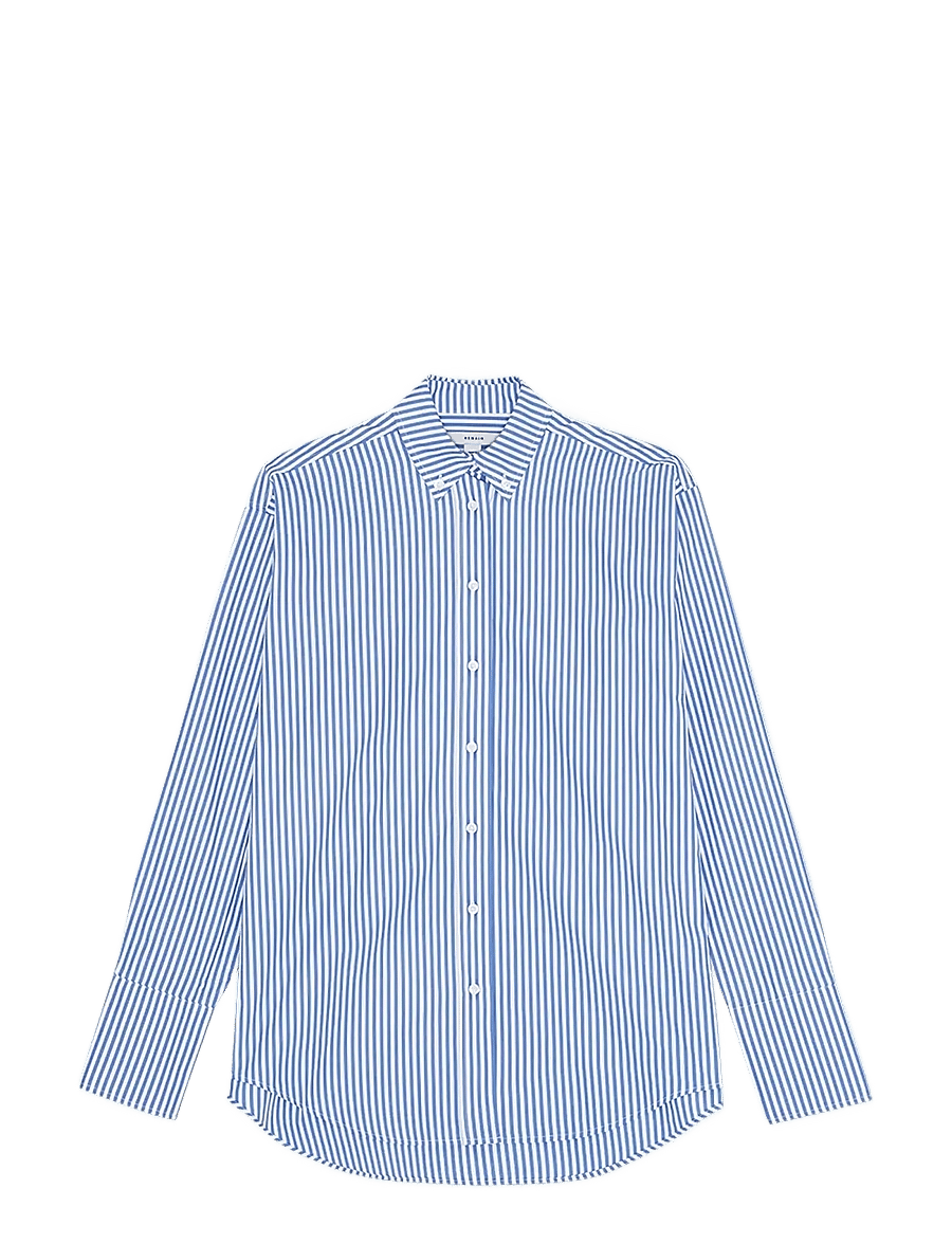 REMAIN Birger Christensen - OVERSIZE SHIRT - marškiniai ilgomis rankovėmis - cornflower blue comb. - 1