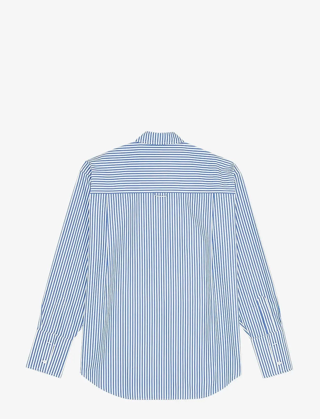 REMAIN Birger Christensen - OVERSIZE SHIRT - pikkade varrukatega särgid - cornflower blue comb. - 2