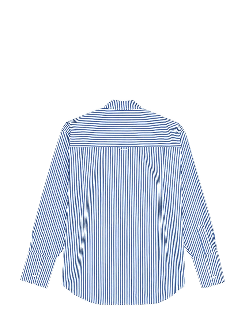REMAIN Birger Christensen - OVERSIZE SHIRT - pikkade varrukatega särgid - cornflower blue comb. - 2