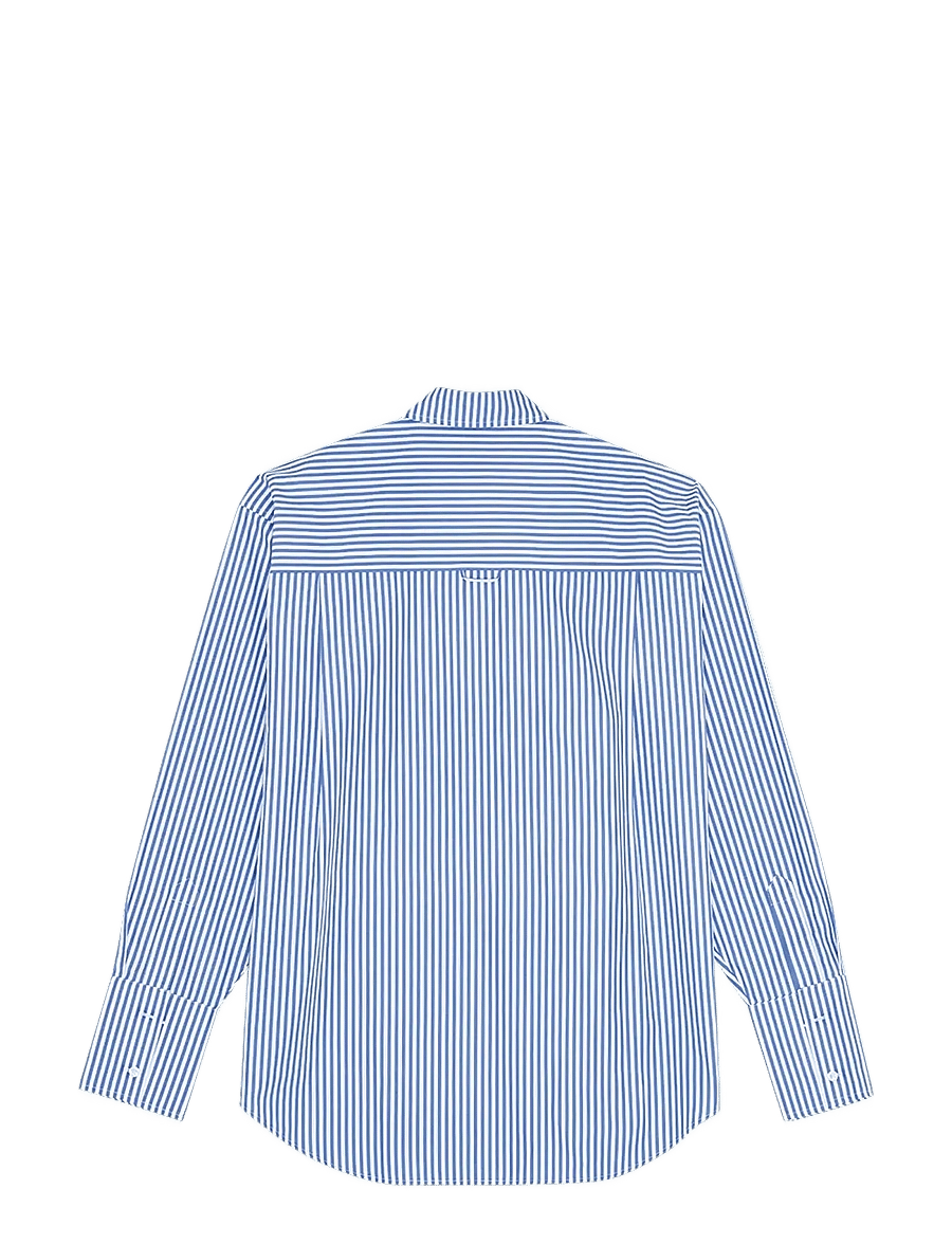 REMAIN Birger Christensen - OVERSIZE SHIRT - marškiniai ilgomis rankovėmis - cornflower blue comb. - 2