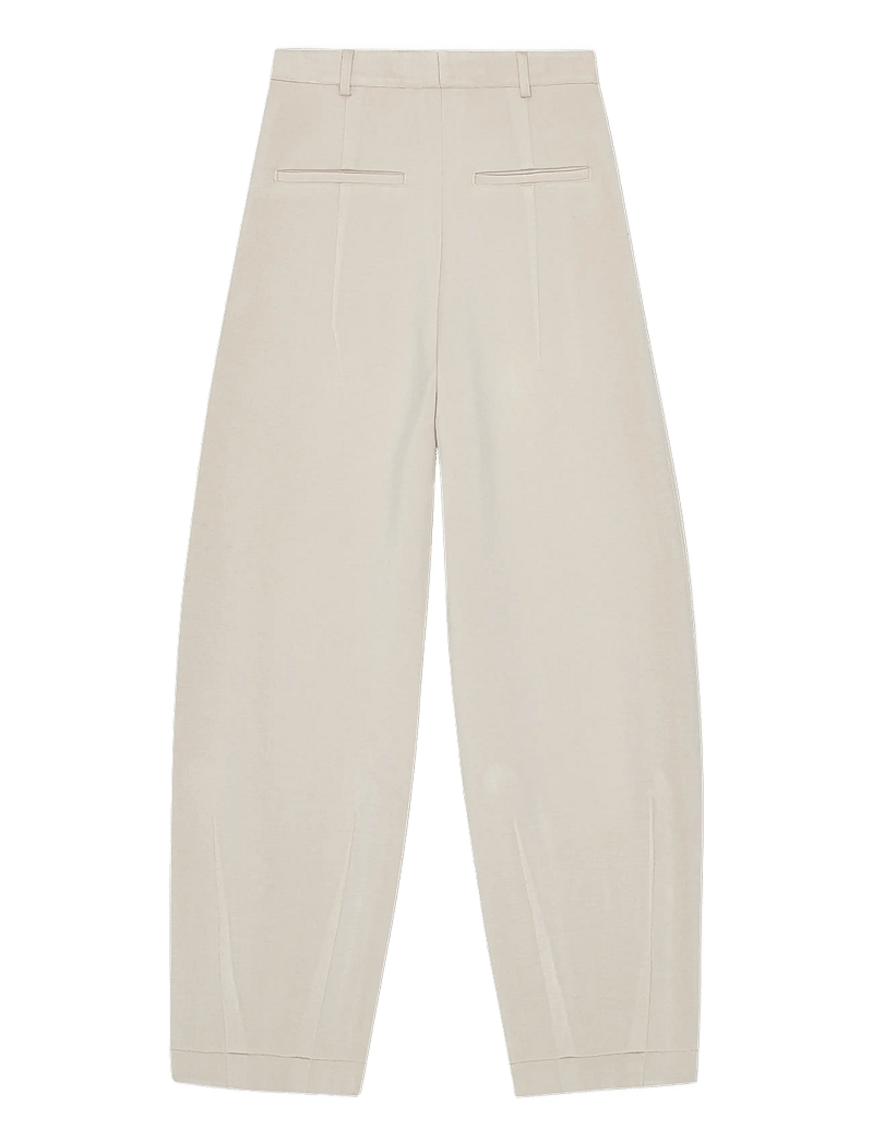 REMAIN Birger Christensen - SOFT COCOON PANTS - barrel trousers - tofu beige - 2