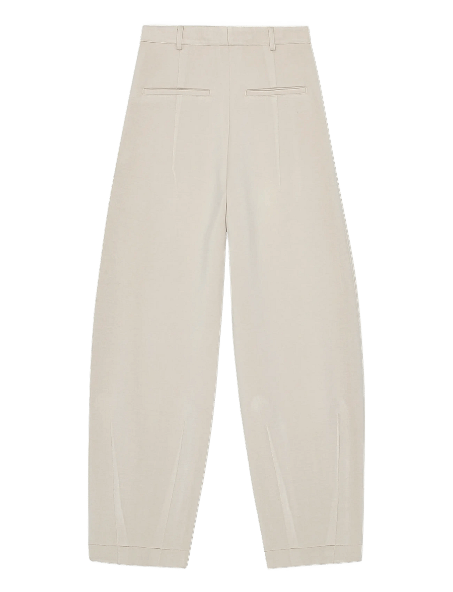 REMAIN Birger Christensen - SOFT COCOON PANTS - "barrel" bikses - tofu beige - 2