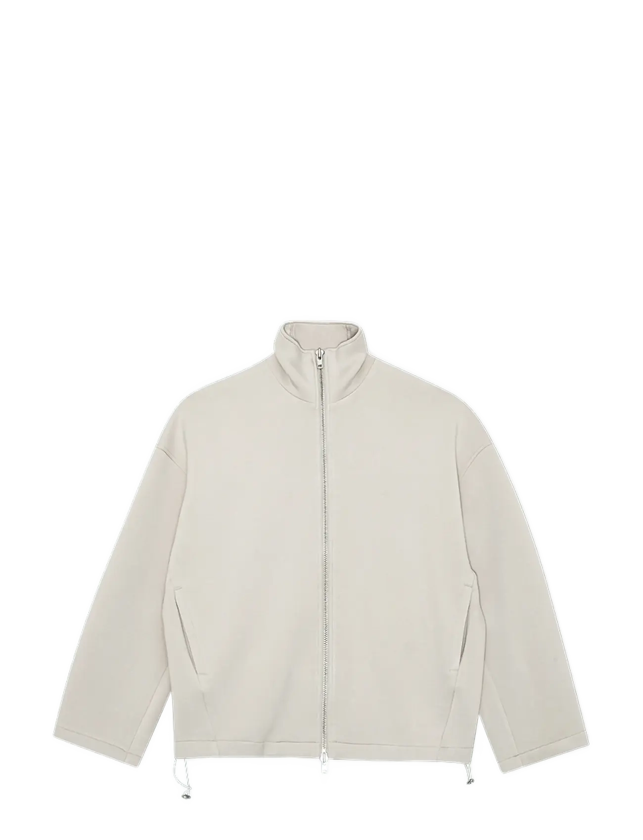 REMAIN Birger Christensen SOFT ZIPPED JACKET - Sweatshirts - TOFU BEIGE / beige