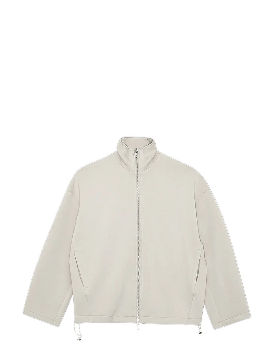 REMAIN Birger Christensen - SOFT ZIPPED JACKET - fleece og mellemlag - tofu beige - 1