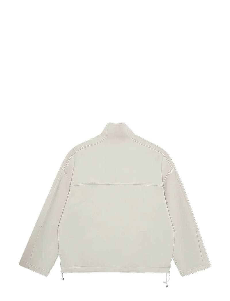 REMAIN Birger Christensen - SOFT ZIPPED JACKET - fliisid ja vahekihina kantavad jakid - tofu beige - 2