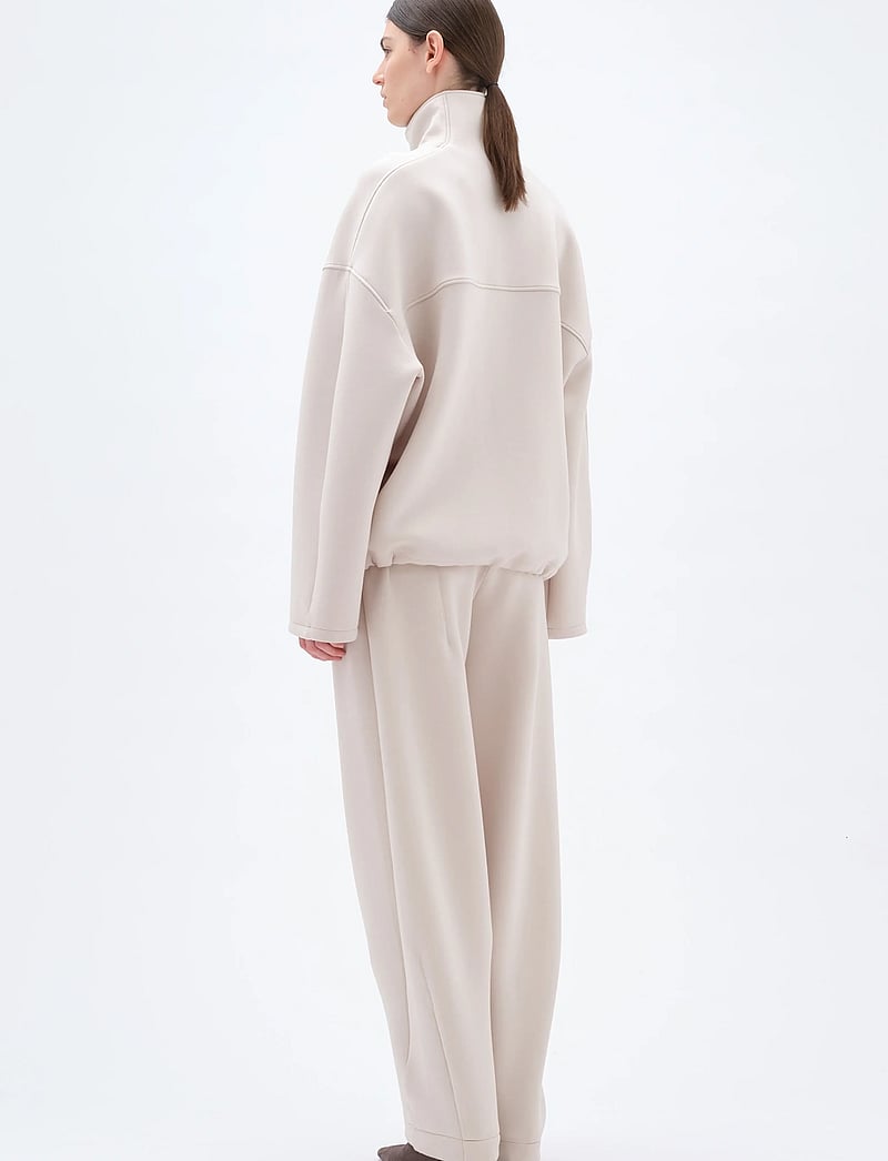 REMAIN Birger Christensen - SOFT ZIPPED JACKET - fliisid ja vahekihina kantavad jakid - tofu beige - 3