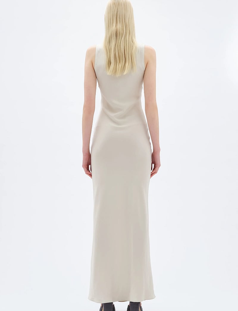 REMAIN Birger Christensen - MAXI BIAS CUT DRESS - abendkleider - silver green - 3