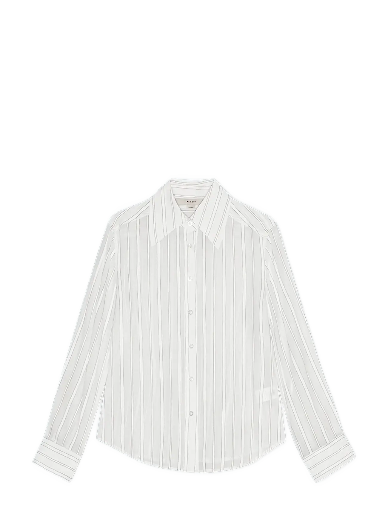 REMAIN Birger Christensen FITTED SHIRT - Kampaania - CLOUD DANCER COMB. / white
