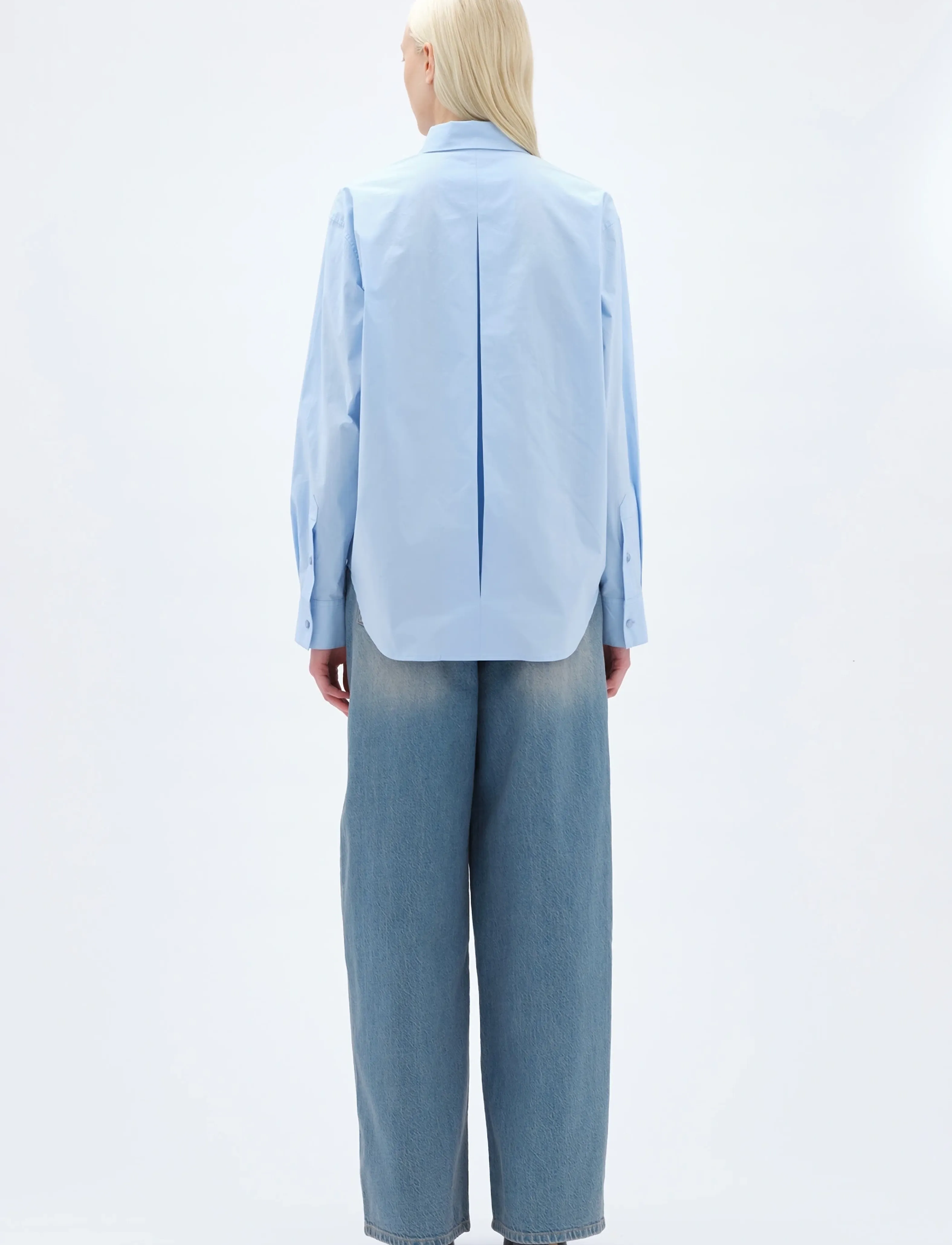 REMAIN Birger Christensen - OVERSIZE SHIRT - cerulean - 3