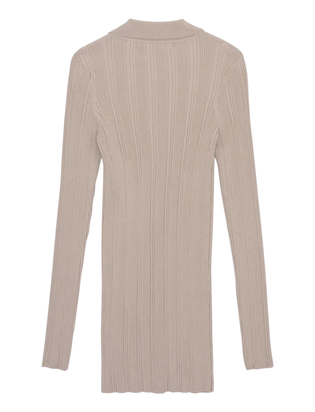 REMAIN Birger Christensen - RIB KNIT CARDIGAN - oatmeal - 2