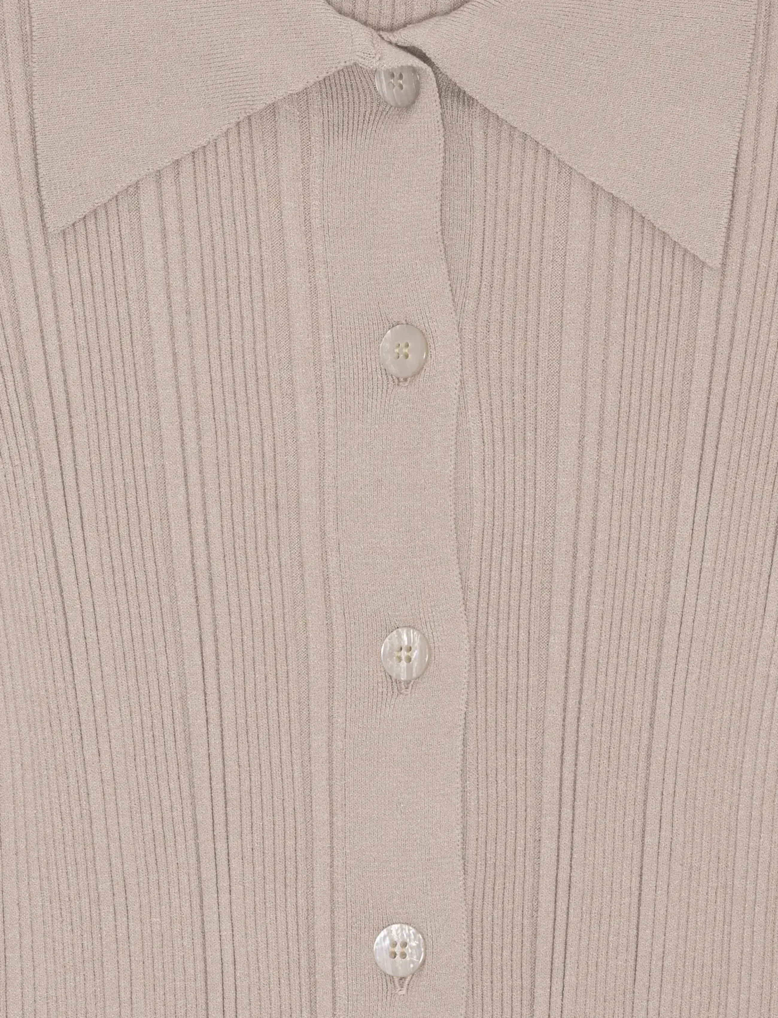 REMAIN Birger Christensen - RIB KNIT CARDIGAN - oatmeal - 5