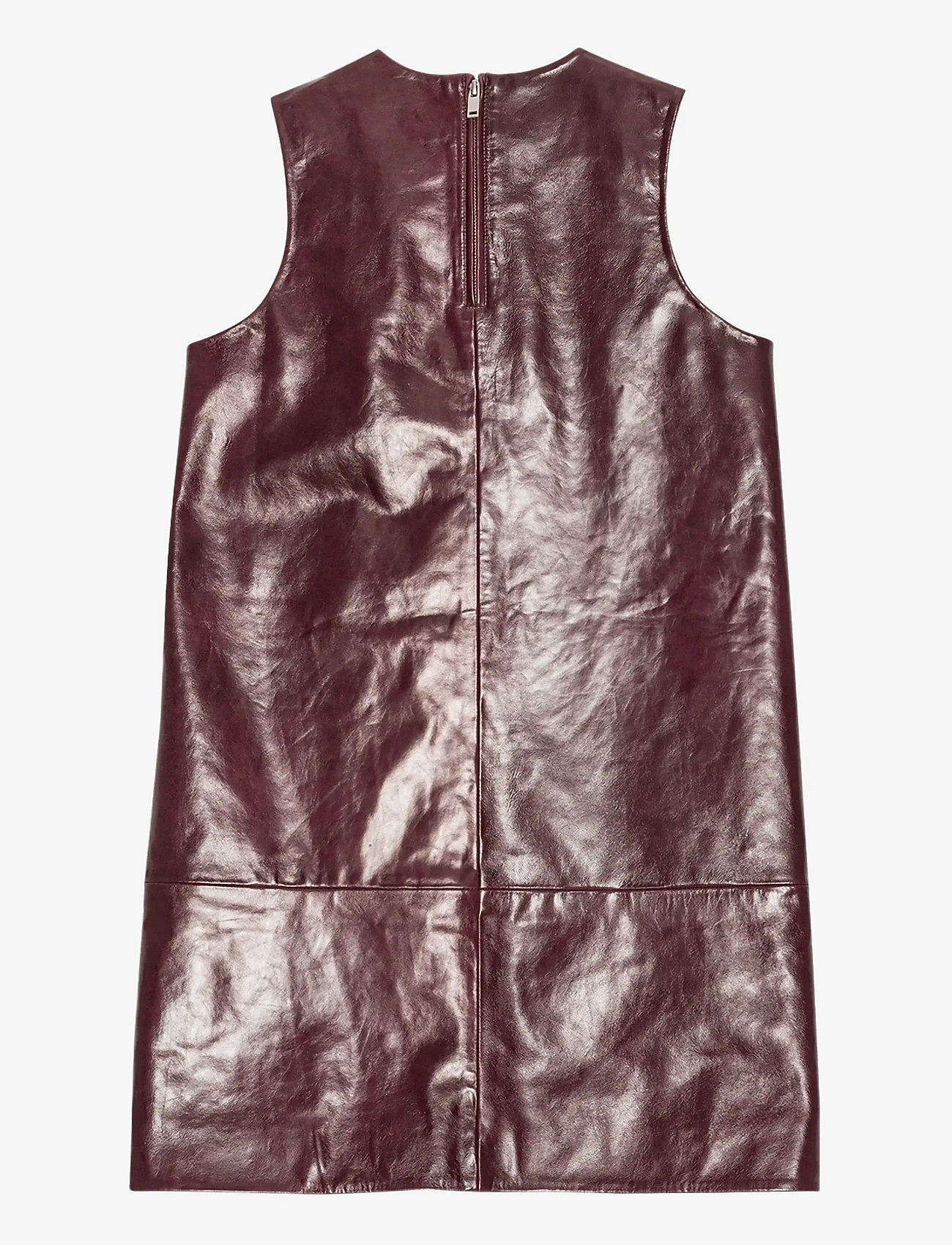 REMAIN Birger Christensen - MINI LEATHER DRESS - partykleider - zinfandel - 2