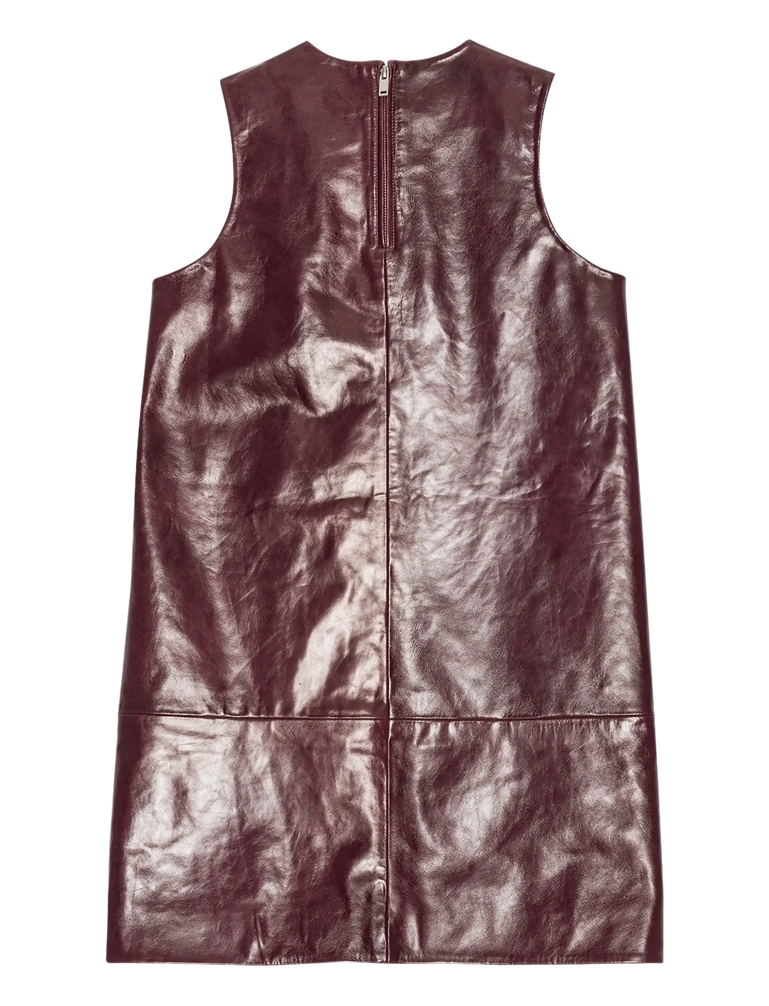 REMAIN Birger Christensen - MINI LEATHER DRESS - party dresses - zinfandel - 2