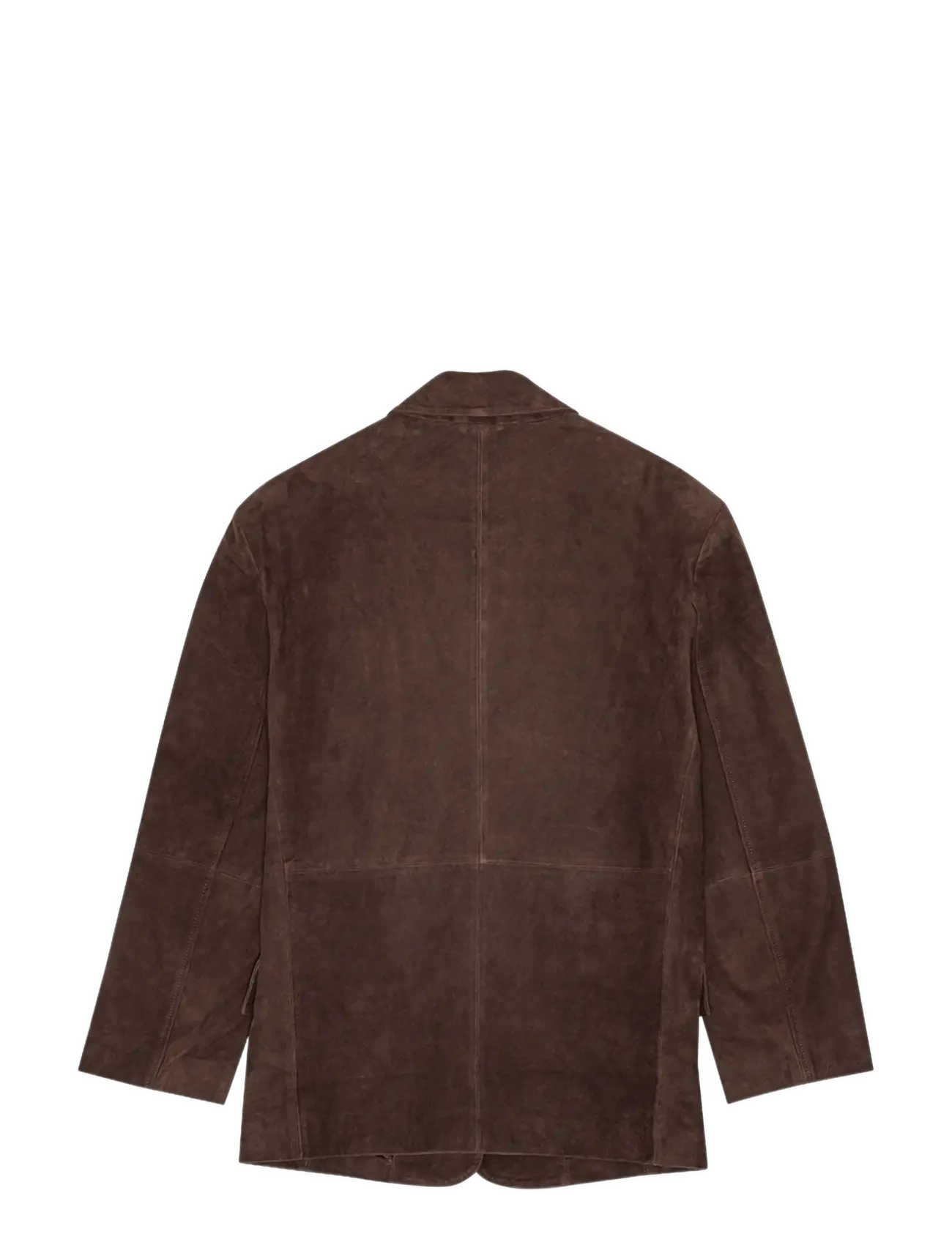 REMAIN Birger Christensen - OVERSIZED SUEDE BLAZER - overtøj - chicory coffee - 2