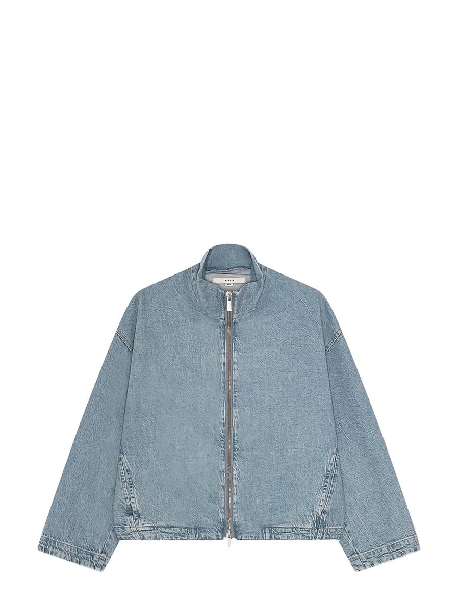 REMAIN Birger Christensen - BOXY DENIM JACKET - spring jackets - blue mirage - 0