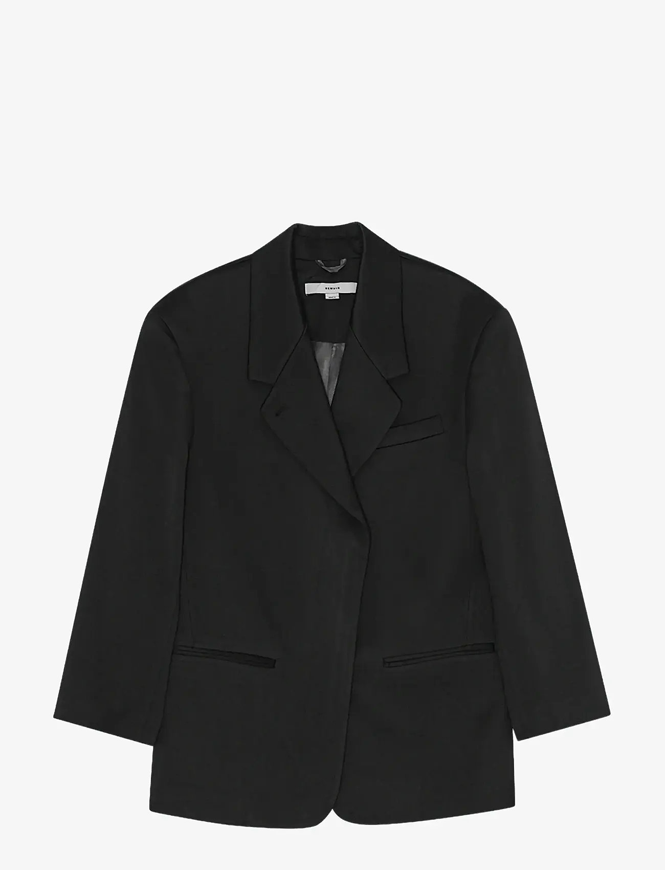 REMAIN Birger Christensen - OVERSIZED BLAZER - single breasted blazers - black - 0