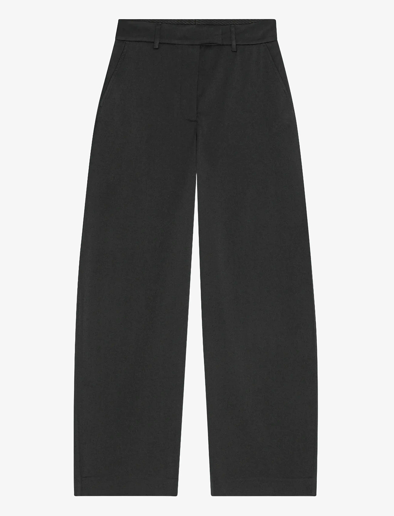 REMAIN Birger Christensen - COCOON SUITING PANTS - barrelbyxor - black - 1
