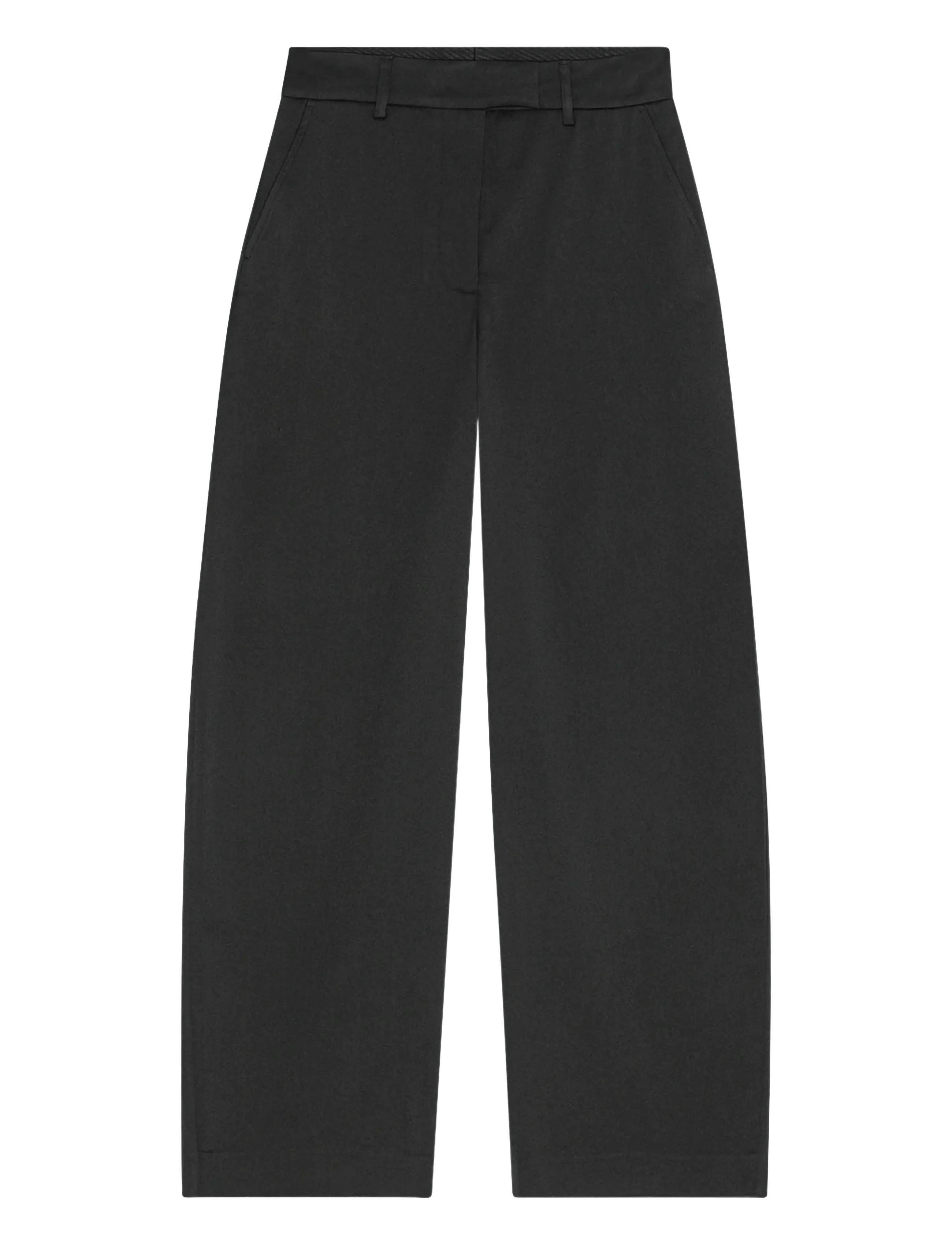 COCOON SUITING PANTS - BLACK