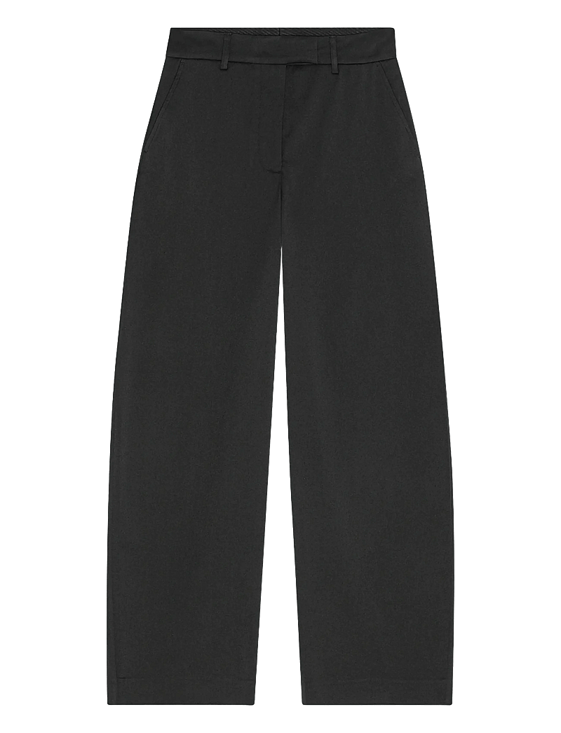 REMAIN Birger Christensen - COCOON SUITING PANTS - barrelbyxor - black - 1