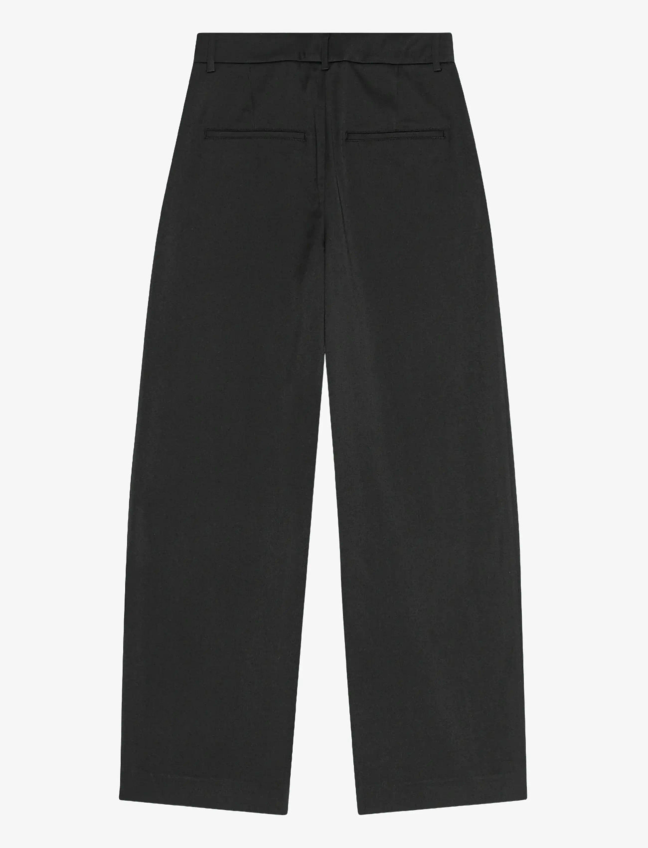 REMAIN Birger Christensen - COCOON SUITING PANTS - barrelbyxor - black - 2