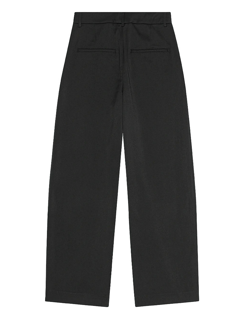 REMAIN Birger Christensen - COCOON SUITING PANTS - barrelbyxor - black - 2