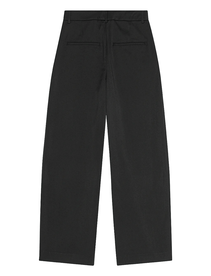 REMAIN Birger Christensen - COCOON SUITING PANTS - barrel-bukser - black - 2