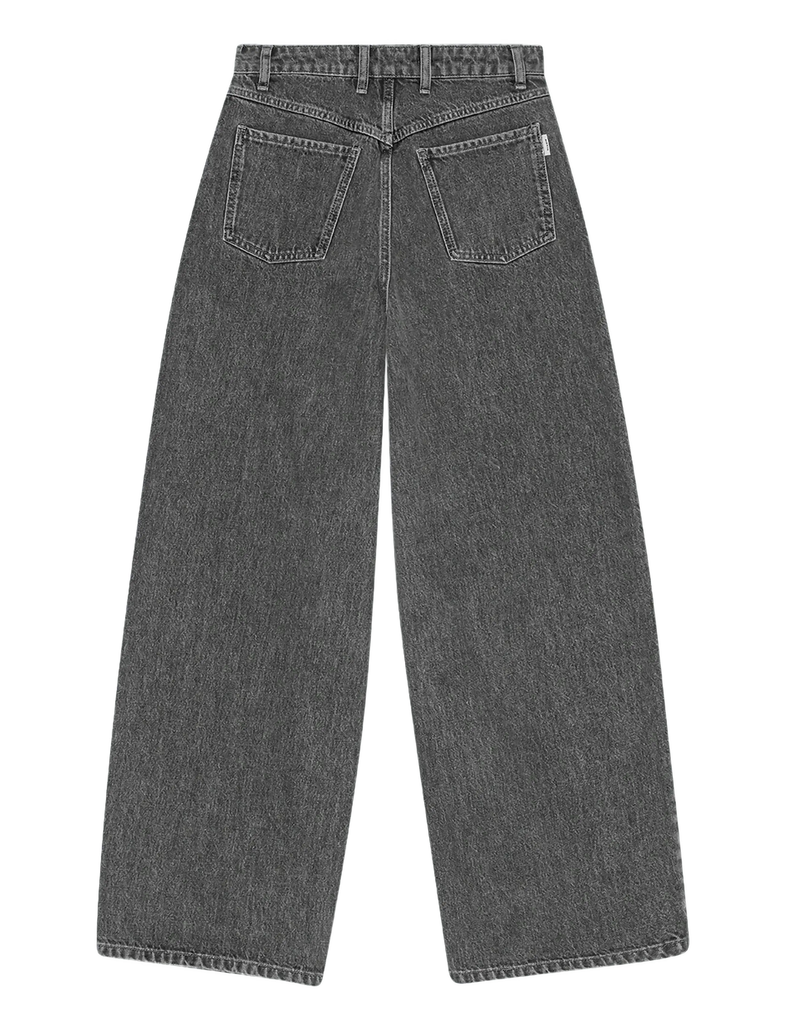 REMAIN Birger Christensen - COCOON DENIM PANTS - hosen mit weitem bein - frost gray - 2